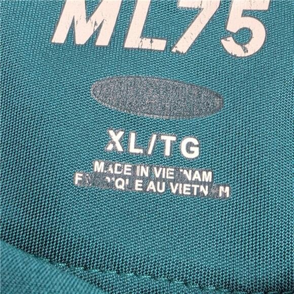 Greg Norman ML75 Polo Shirt Men's XL Green Striped Short Sleeve Stretch - Picture 5 of 8